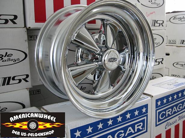 Cragar S/S 4-er Set für Mustang ,Camaro und andere- Der Klassiker