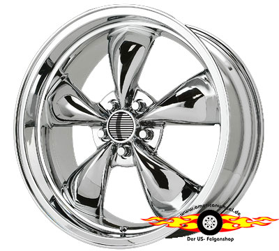 Chrome 2005 Deep Dish Bullitt Wheel 4 er Set für Ford Mustang 18x9 u. 18x10