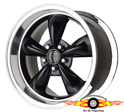 Black 2005 Deep Dish Bullitt Wheel 4 er Set für Ford Mustang 18x9